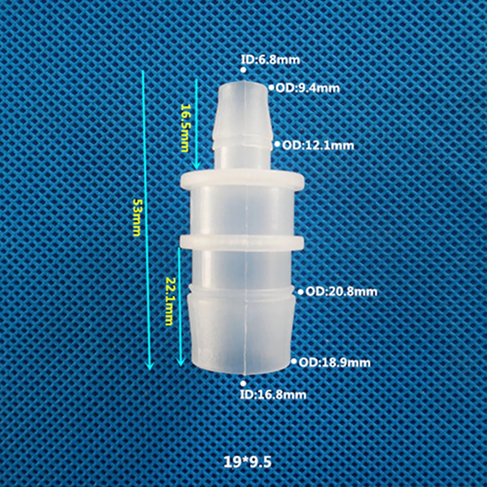 Reducing Coupling Straight Hose Pipe Plastic Adapter Fittings Connector Joint