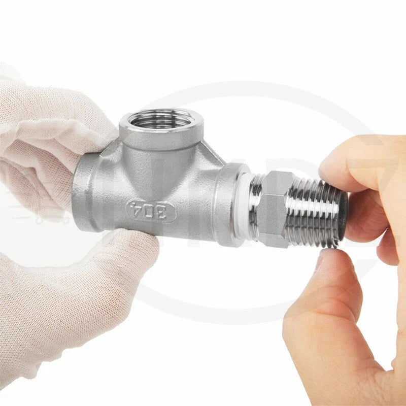 BSP Male to Male Stainless Steel Hexagon Nipple Pipe Fittings | 201 / 304 / 316 | 1/8" to 4"