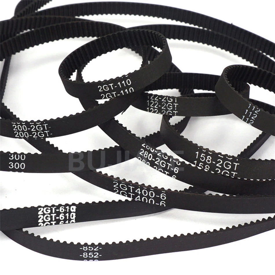 GT2 6mm Closed Loop Timing Belt — 2mm Pitch, 208mm to 1360mm, for 3D Printers & CNC