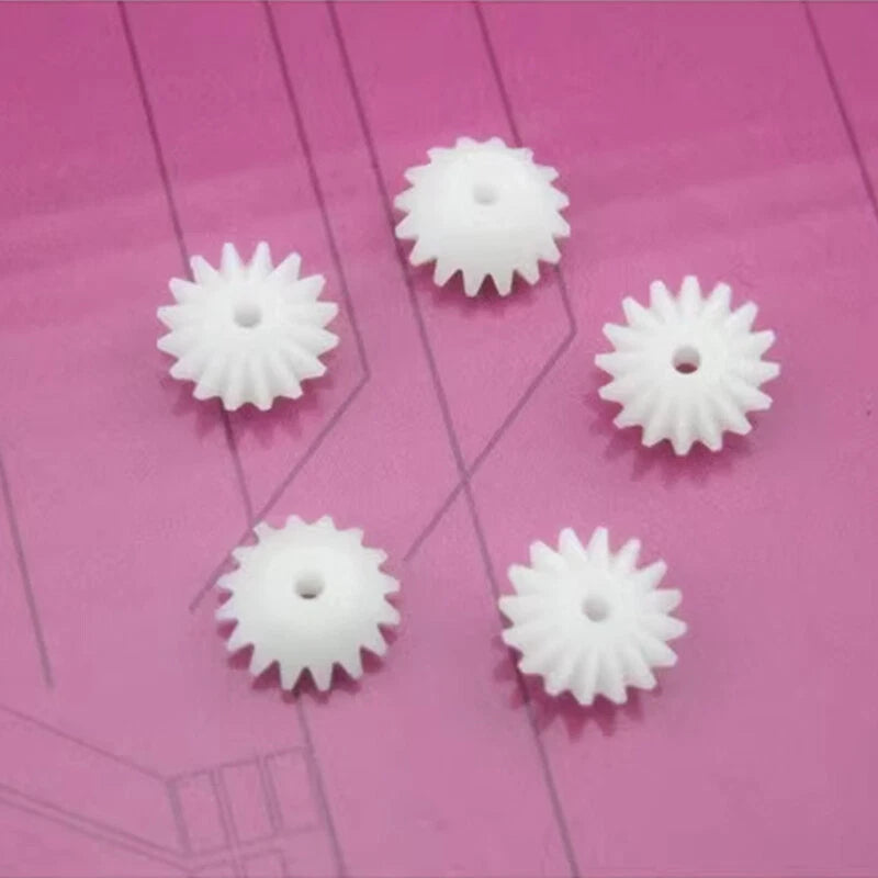 0.5 Module Plastic Bevel Gear Helical Gear Right Angle S162A 16T Tooth Model DIY