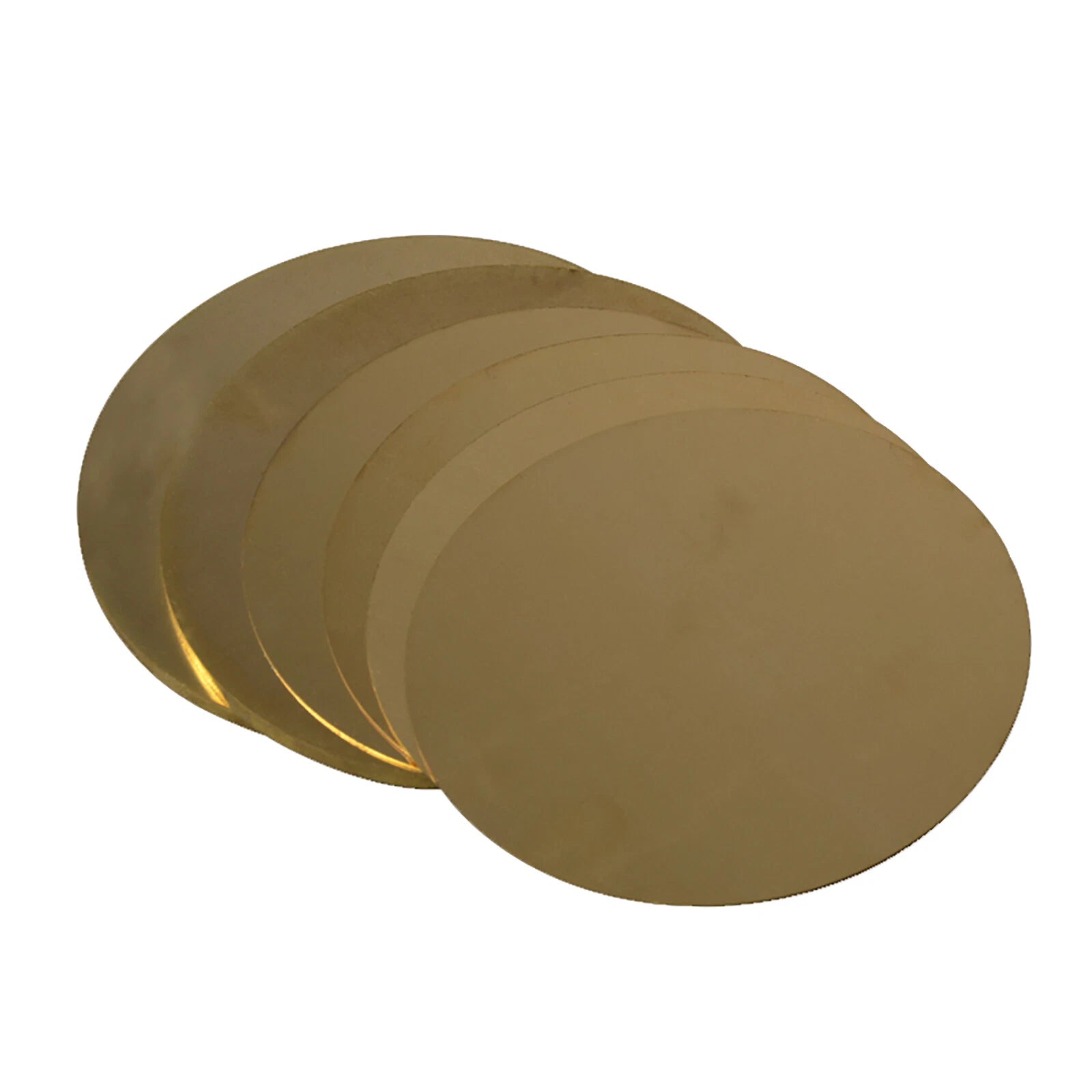 H62 Brass Plate Sheet Round Dia 50mm 100mm 200mm Thick 0.8mm 1 1.5mm 2 2.5mm 3mm