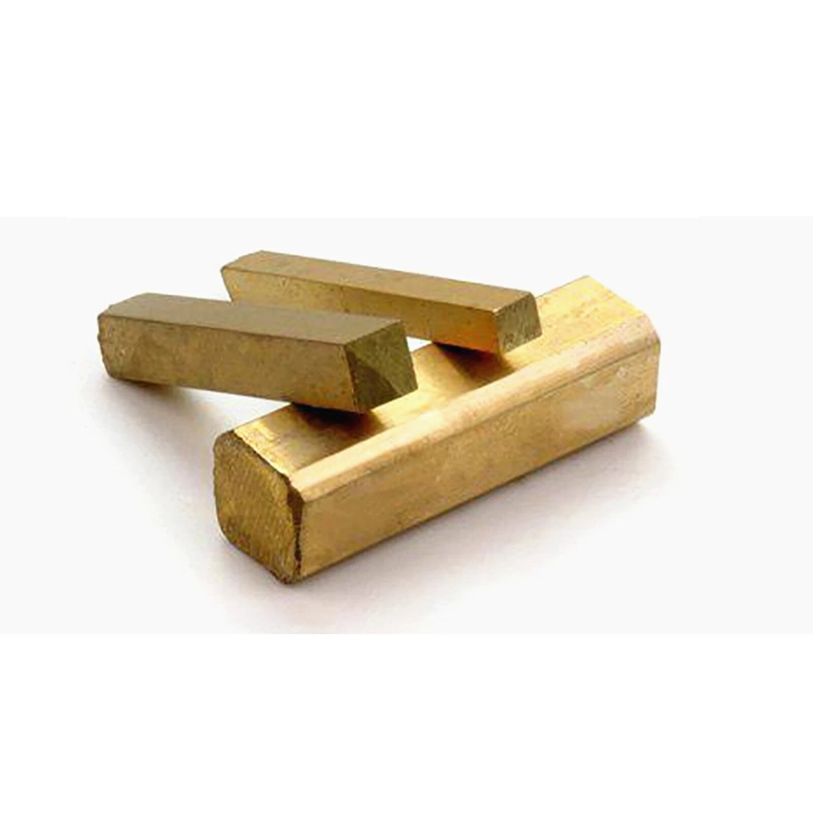 H59 Brass Solid Rod Bar Square Sheets Cutting Tool Metal - Assorted Sizes 500mm