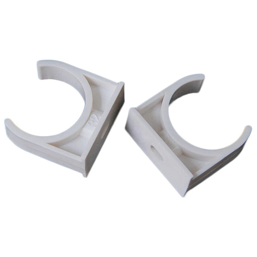 PVC U-Type Pipe Clamp Pipe Clip Tube Holder For 20 25 32 40 50mm Pipe Fittings