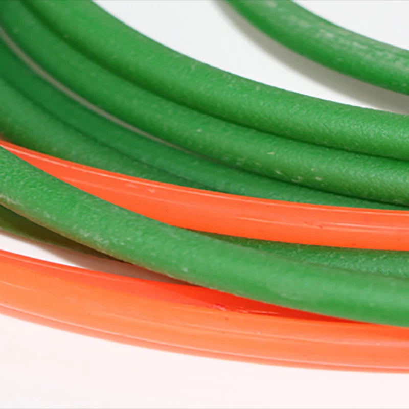 Green PU Round Drive Belt — Polyurethane Transmission Belt, Ø1.5mm to 18mm