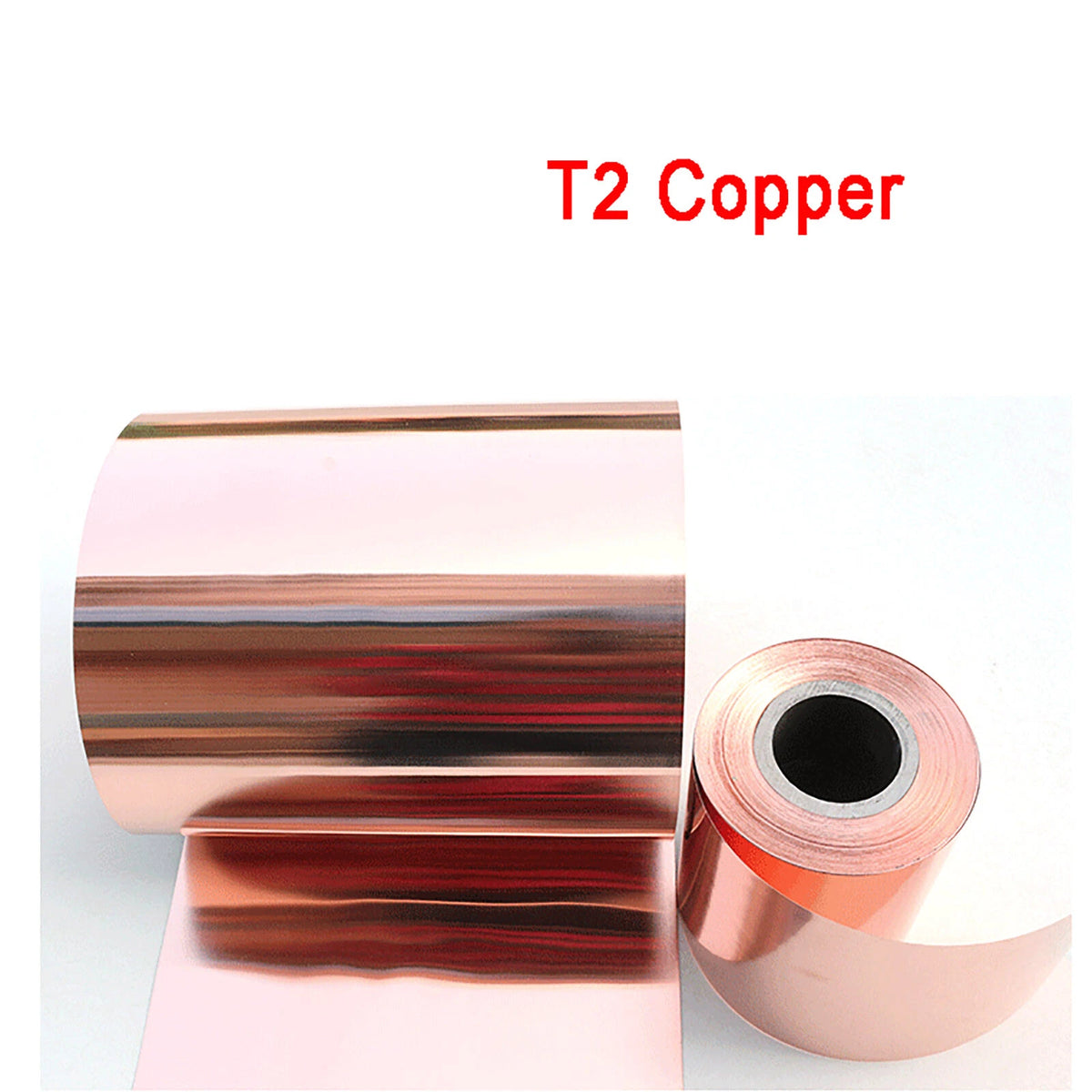 Red Copper Sheet Roll Plate Metal Panel, 0.02mm-0.5mm Thick, 200×500 200×1000mm