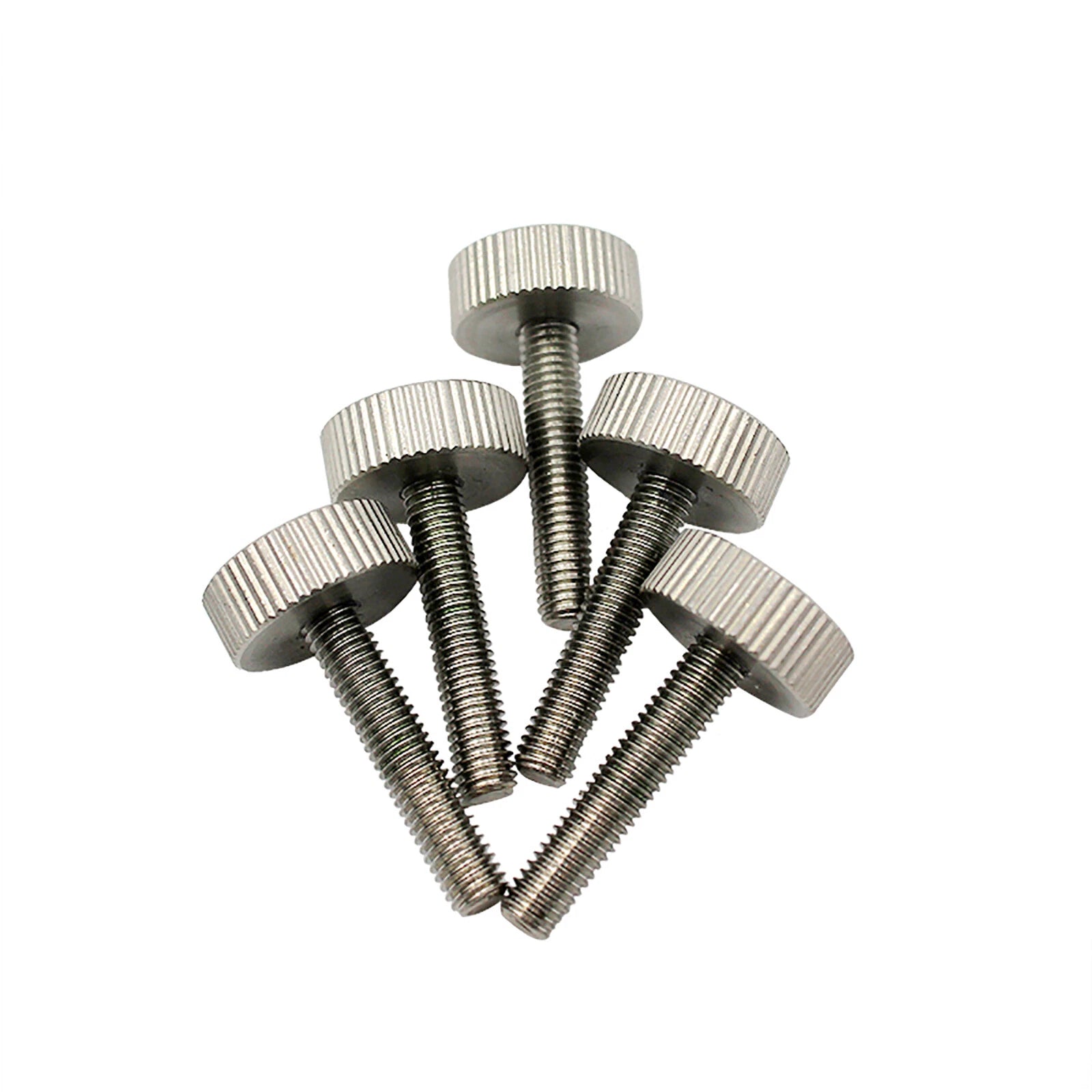 Flat Head Knurled Thumb Screws – A2 Stainless Steel M3 M4 M5 M6 M8