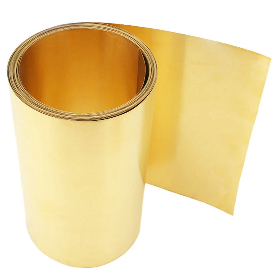 0.01mm to 1mm Thickness Brass Sheet/Brass Foil/Brass Tape 102 Sizes Available