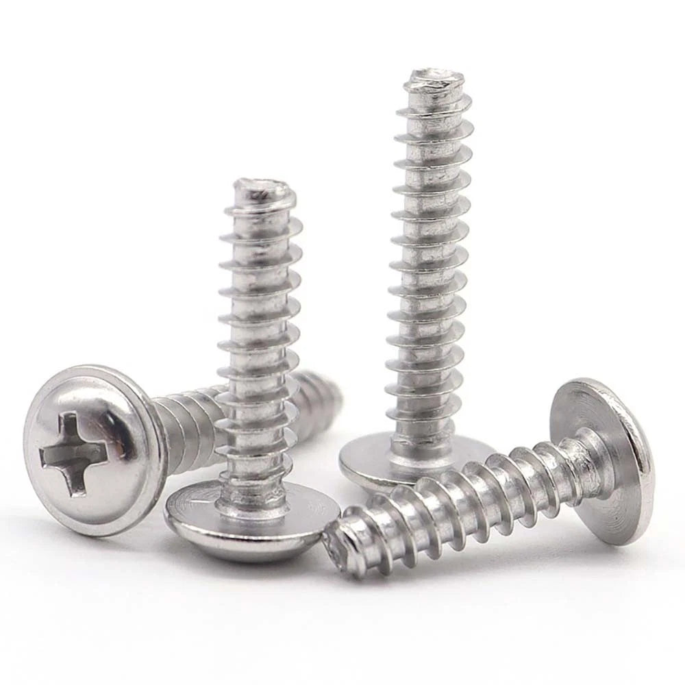 M1.7–M4 Stainless Steel Phillips Pan Head Machine Screws — 304 A2, Multiple Sizes