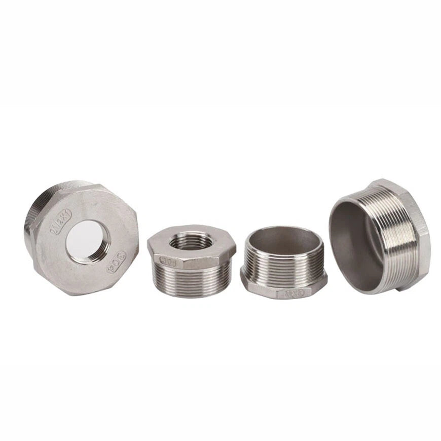 BSP Male to Female Reducing Bush Stainless Steel Pipe Fitting Adapter