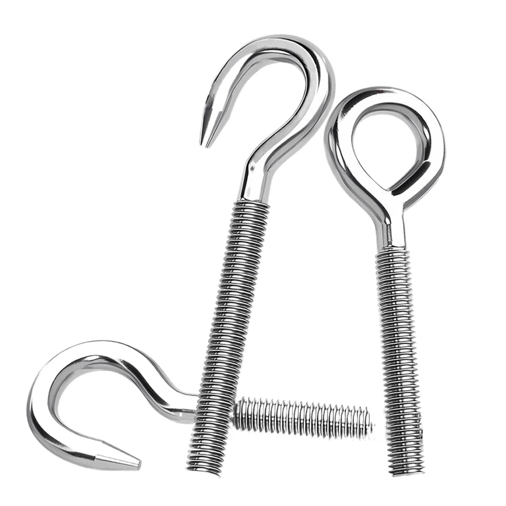 Metric Eye Bolt & Hook Screw — Stainless Steel, M4–M24, Standard & Left Hand Thread - HomeDIYer