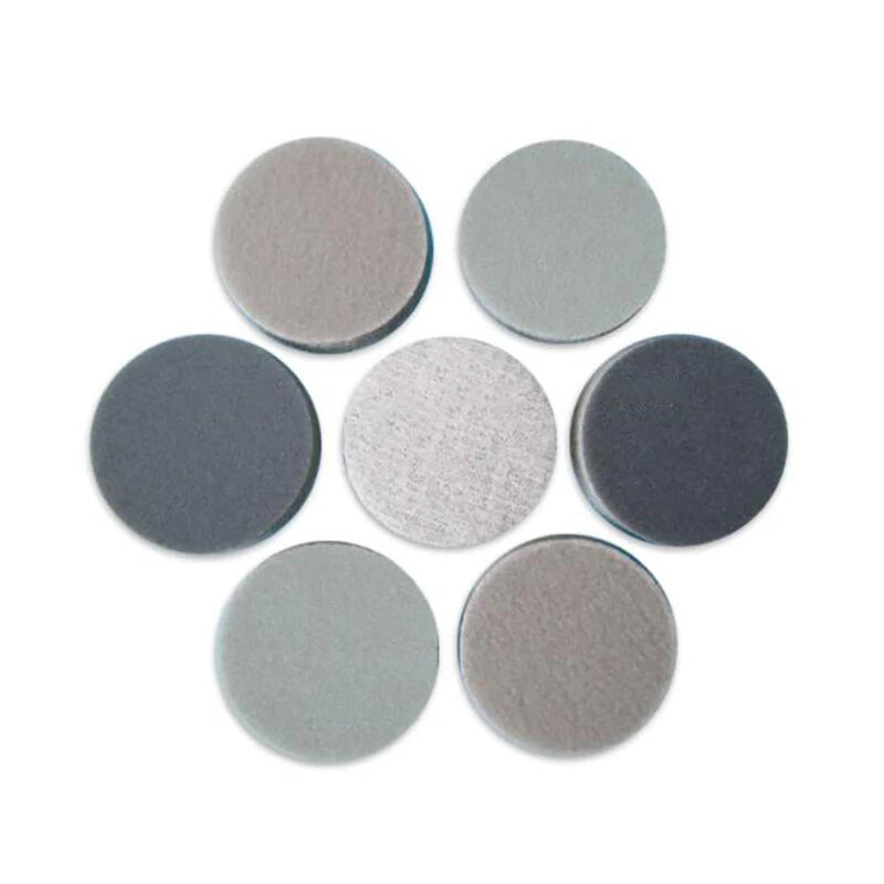 30mm Wet and Dry Sanding Discs Sandpaper 300-3000 Grit Hook and Loop Pads Green