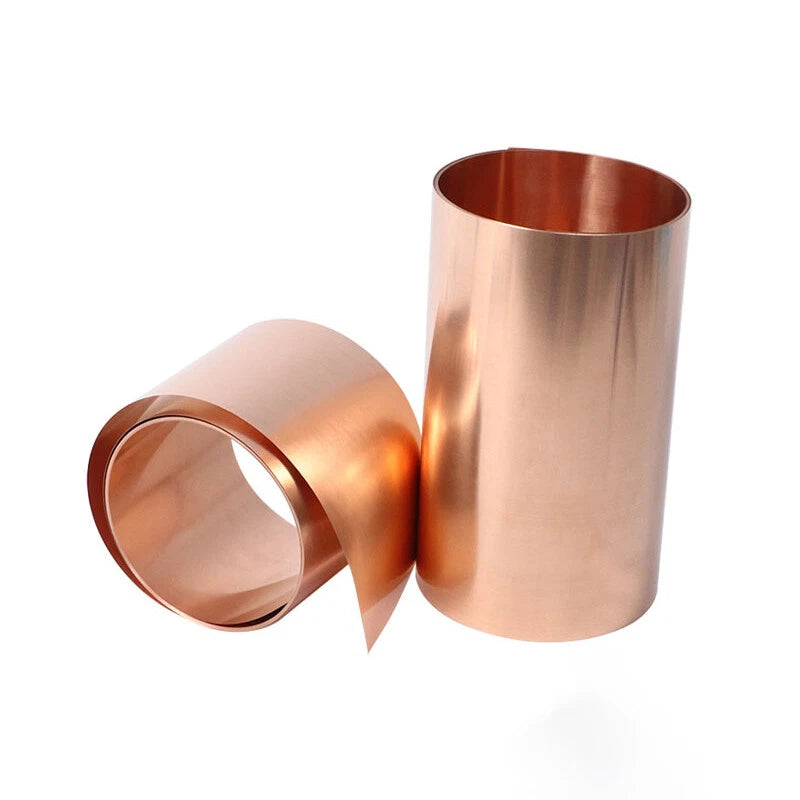 99.9% Pure Copper Metal Sheet Foil Plate, Sheet Thick 0.2mm-1mm Conductive Roll