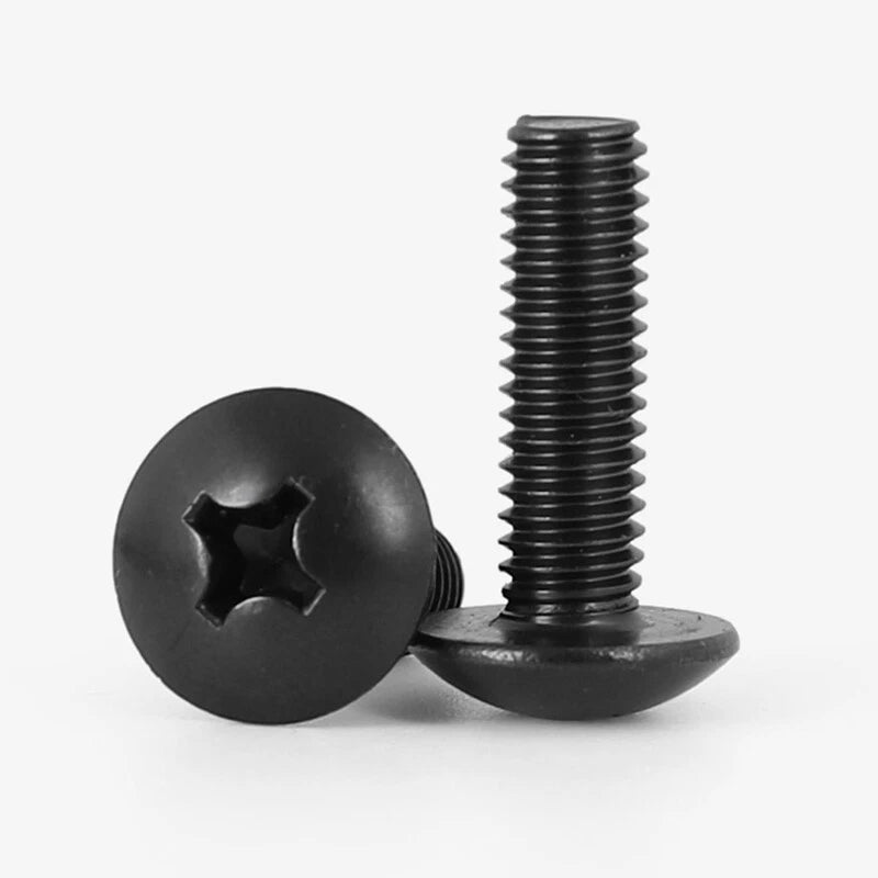 Truss Head Phillips Machine Screws Zinc Plated M4 M5 M6 Metric Carbon Steel