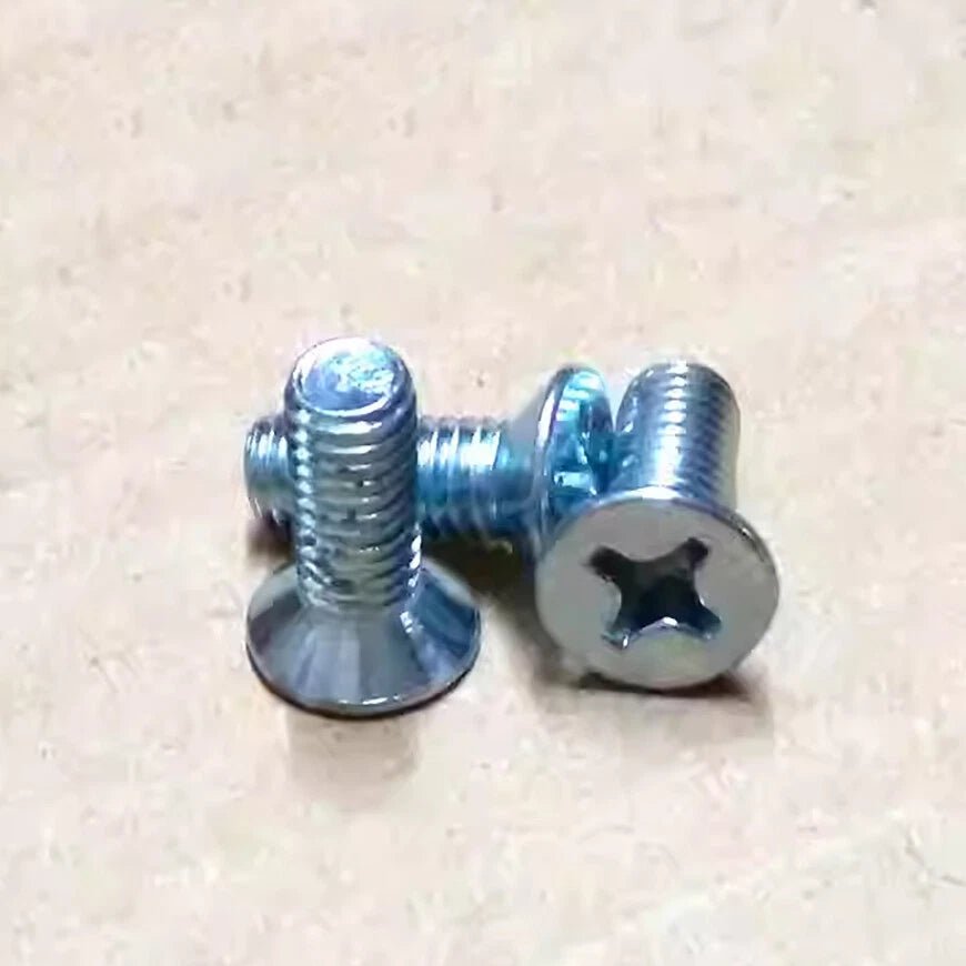 Zinc Plated Phillips Flat Head Machine Screws — 4 - 40 to 10 - 32, Multiple Lengths - HomeDIYer