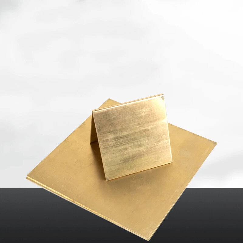 H62 Brass Sheet Square Metal Plate Flat Thin Board 0.1mm to 10mm Thick for DIY