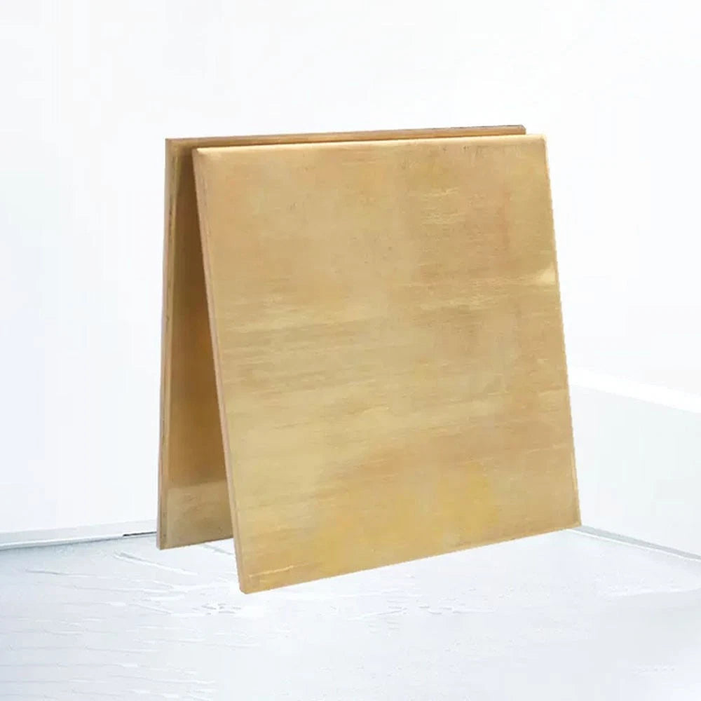 H62 Brass Sheet Plate Thickness 0.5/0.8mm-6mm Square Metal Plate DIY Brass Sheet