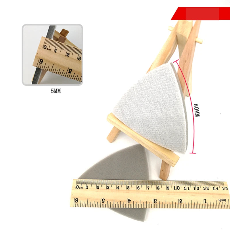 80mm Sanding Sheets Triangular Detail Wet and Dry Sandpaper Pads Multi Tool