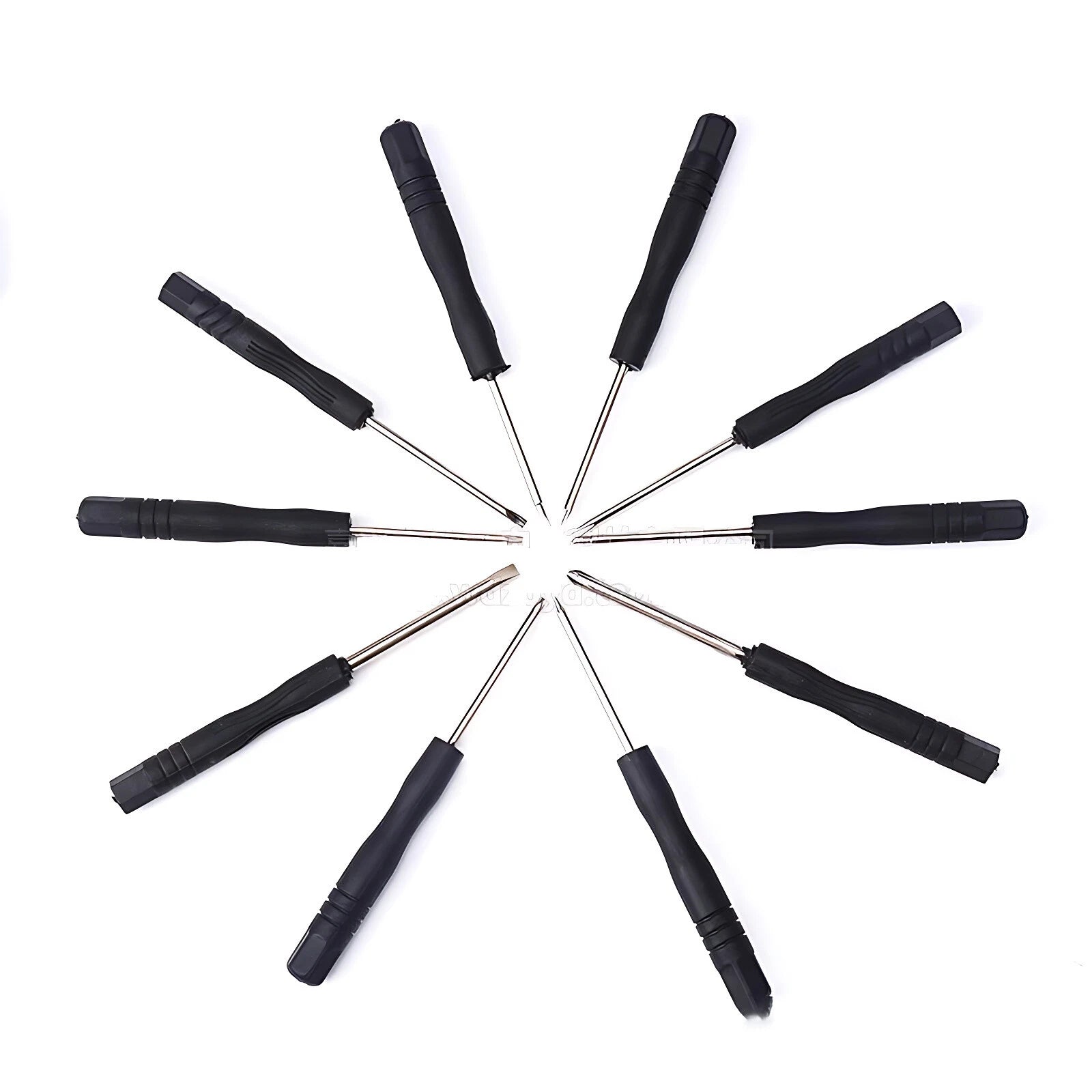 Mini Precision Screwdriver Set – Phillips, Slotted, Pentalobe & Hex, Non-Slip Handle