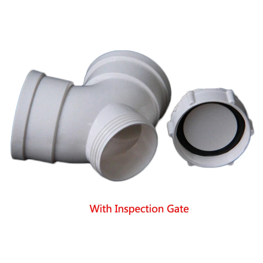 50 75 110 160 200mm PVC Drainage Pipe Equal 90° Elbow Connector Adapter Fittings