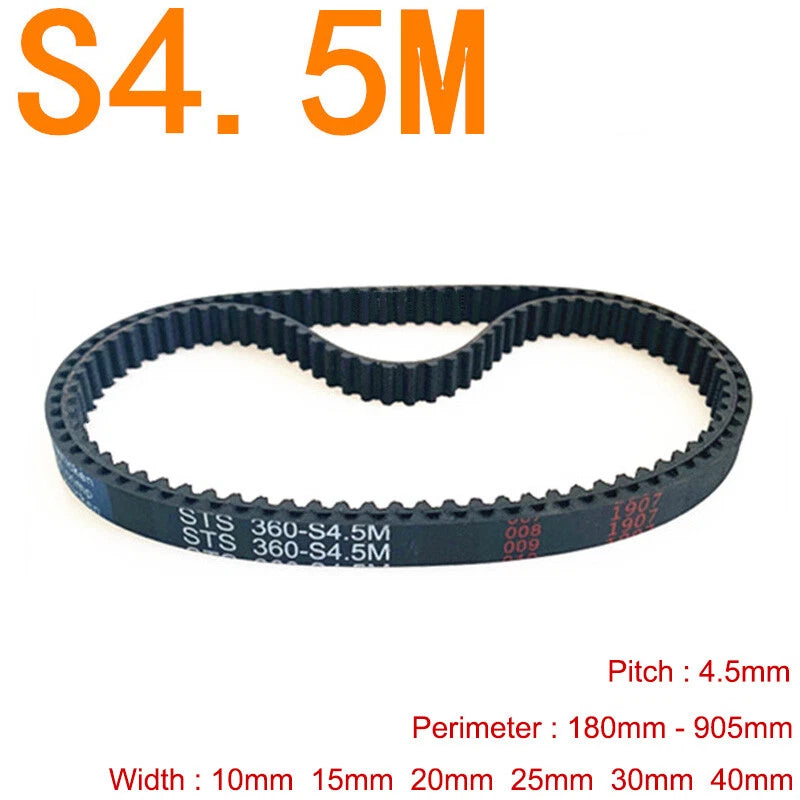 S4.5M Rubber Timing Belt Closed Loop – Pitch 4.5mm, Width 10–40mm