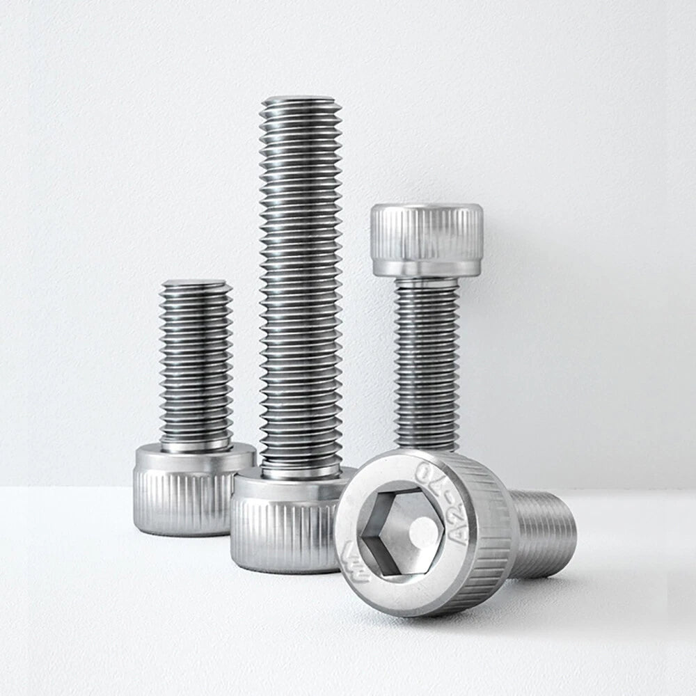 M12-M20 Socket Cap Head Screws Hex Allen Drive A2 Stainless Steel Machine Bolts