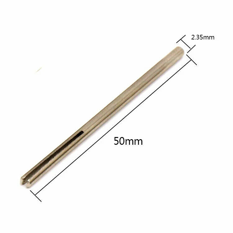3‑Piece Straight Slim Tapered Split Spindle Mandrel Set — 2.35mm Shank for Jewelry Polishing and Fine Sanding