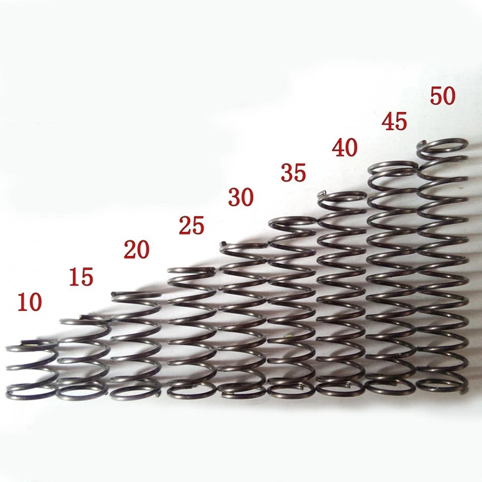10pcs Steel Spring Compression Pressure Wire Dia 1.6mm 1.8mm 2mm Pick Your Size