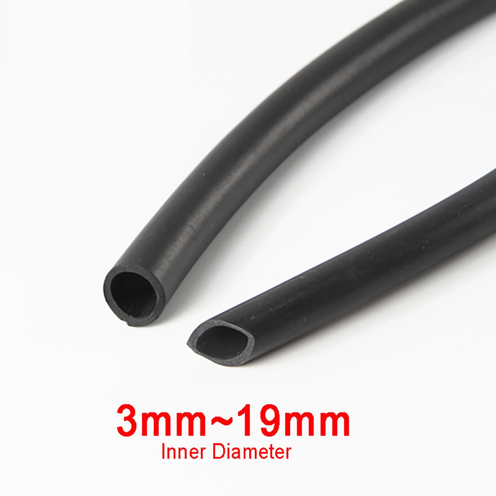 Nitrile Rubber Black Fuel Tube Petrol Diesel Oil Line Hose Pipe Tubing 3mm~19mm