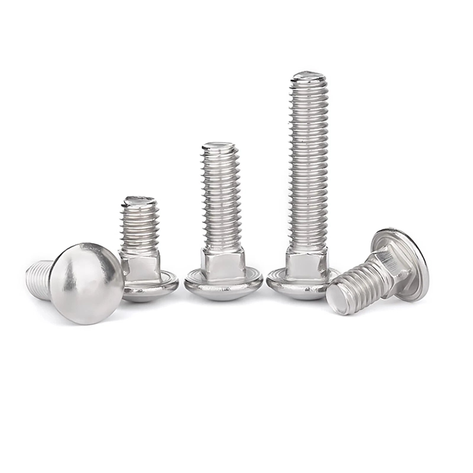 A2 Stainless Steel Cup Square Carriage Bolts (Coach Bolts) — M4 M5 M6 M8