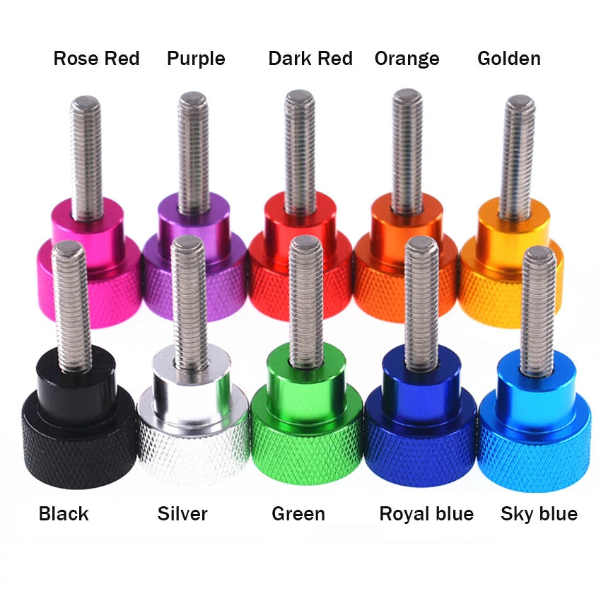 Knurled Thumb Screws Aluminium M8 x 70-100mm Shoulder Bolts Hand Grip Knob High