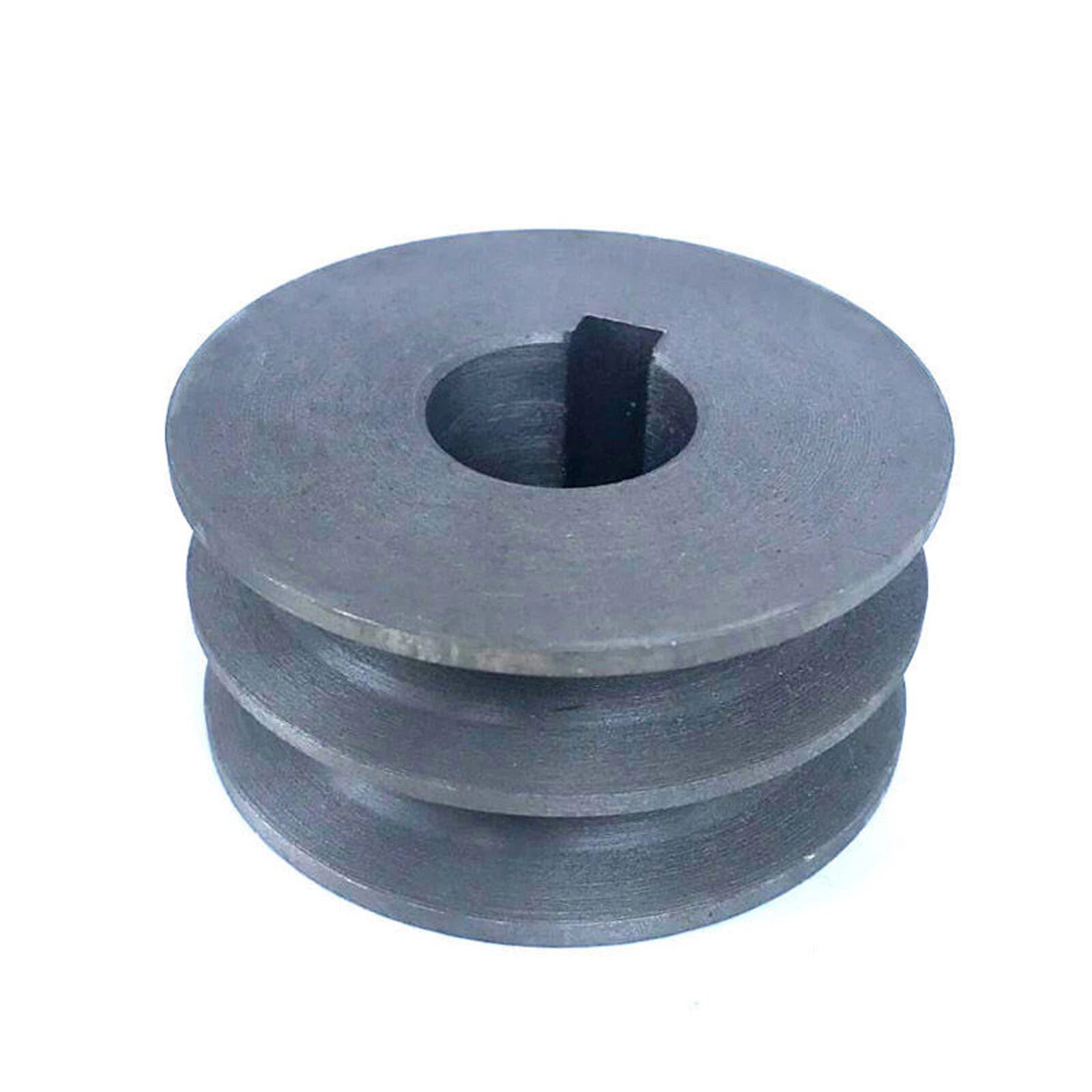 Iron Casting Double V-Groove Drive Pulley For A-Section V-Belt Pulley Ø 60-100mm