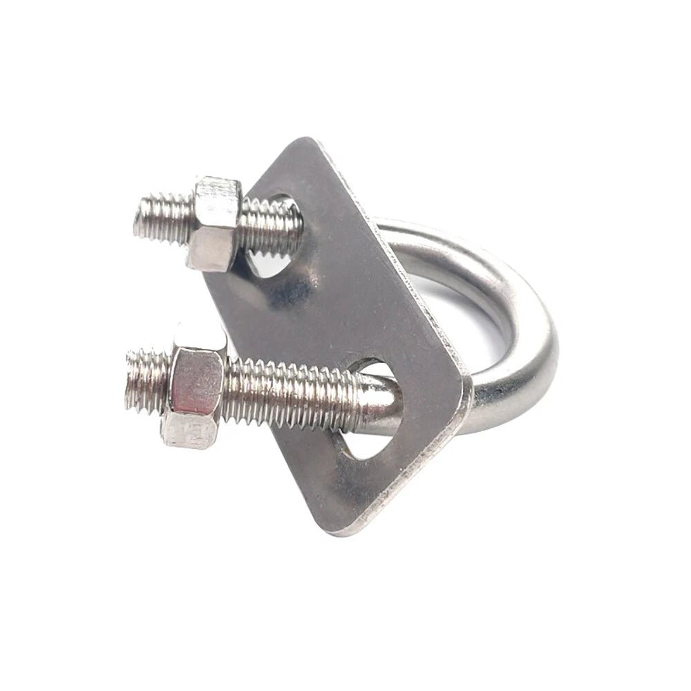 M6 M8 M10 M12 U - Bolt with Plate and Nuts – 304 Stainless Steel (A2) - HomeDIYer