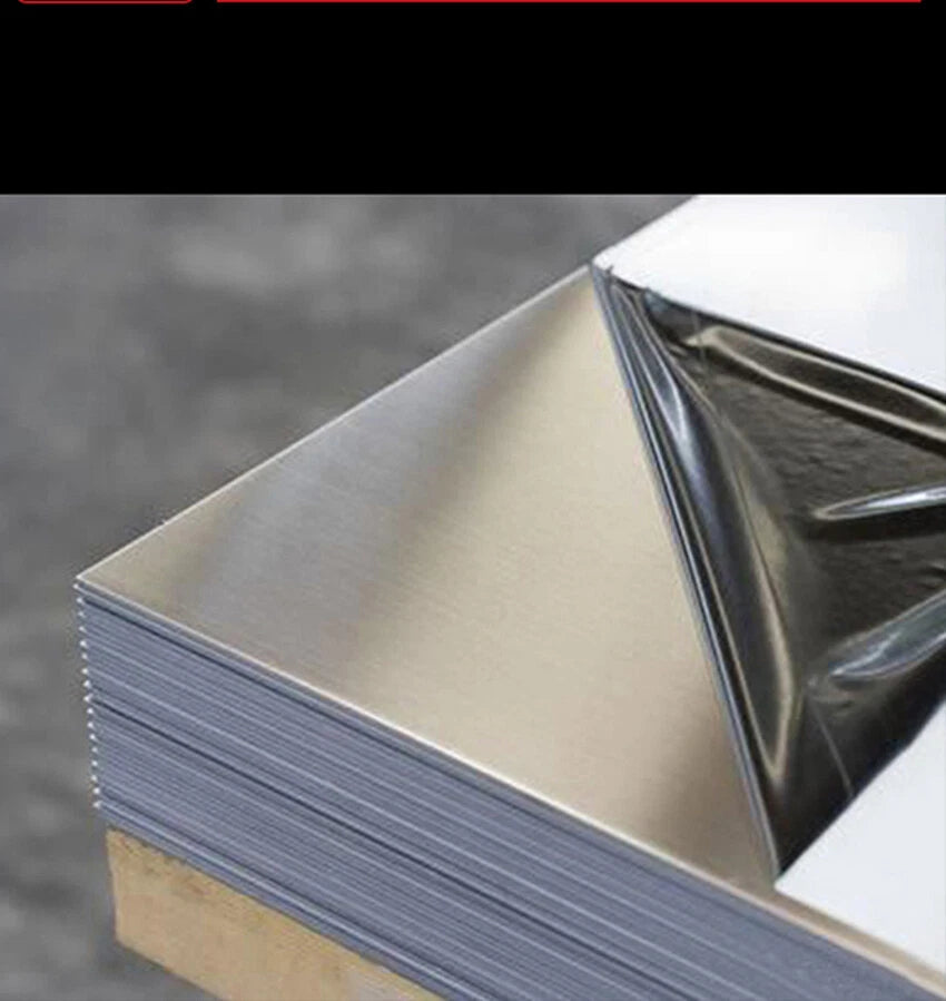 304 Stainless Steel Flat Square Plate V2A Thin Sheet Thick 1mm 1.5mm 2mm 3mm
