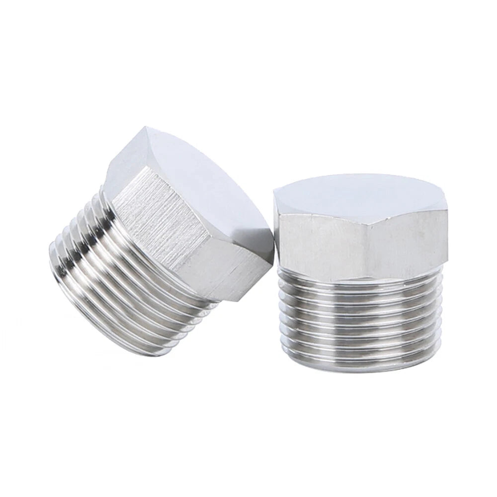 Hex Head Pipe Plug Male O-Ring Face Seal NPT/PT Stainless Steel 304 — 1/8" to 2"