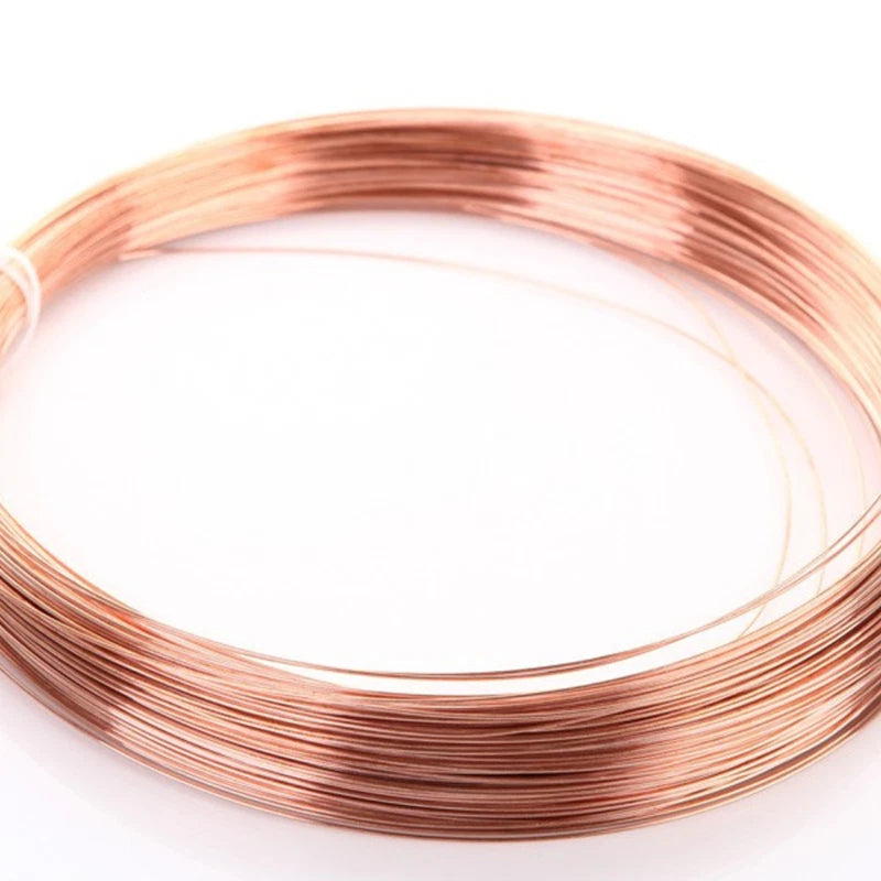 Purple Copper Wire Round Solid Bare Wire Diameter 0.2mm-1.7mm Wire/Cable/Brush