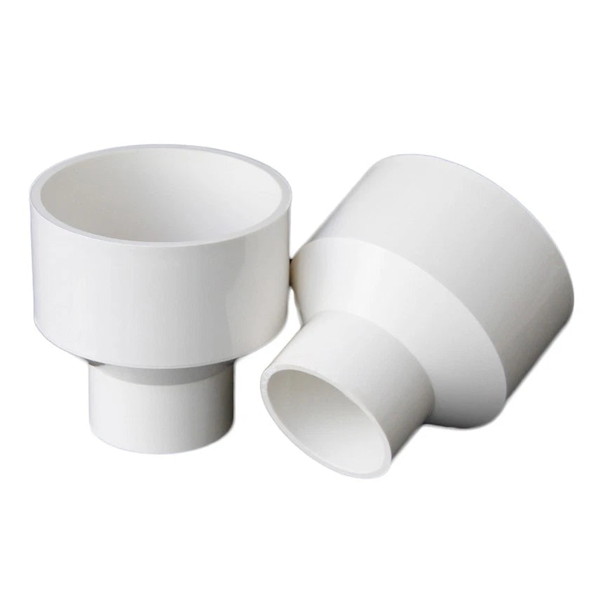 ID:50mm-200mm PVC Water Supply Plumbing Pipe Fittings Reducer Connector Adapter