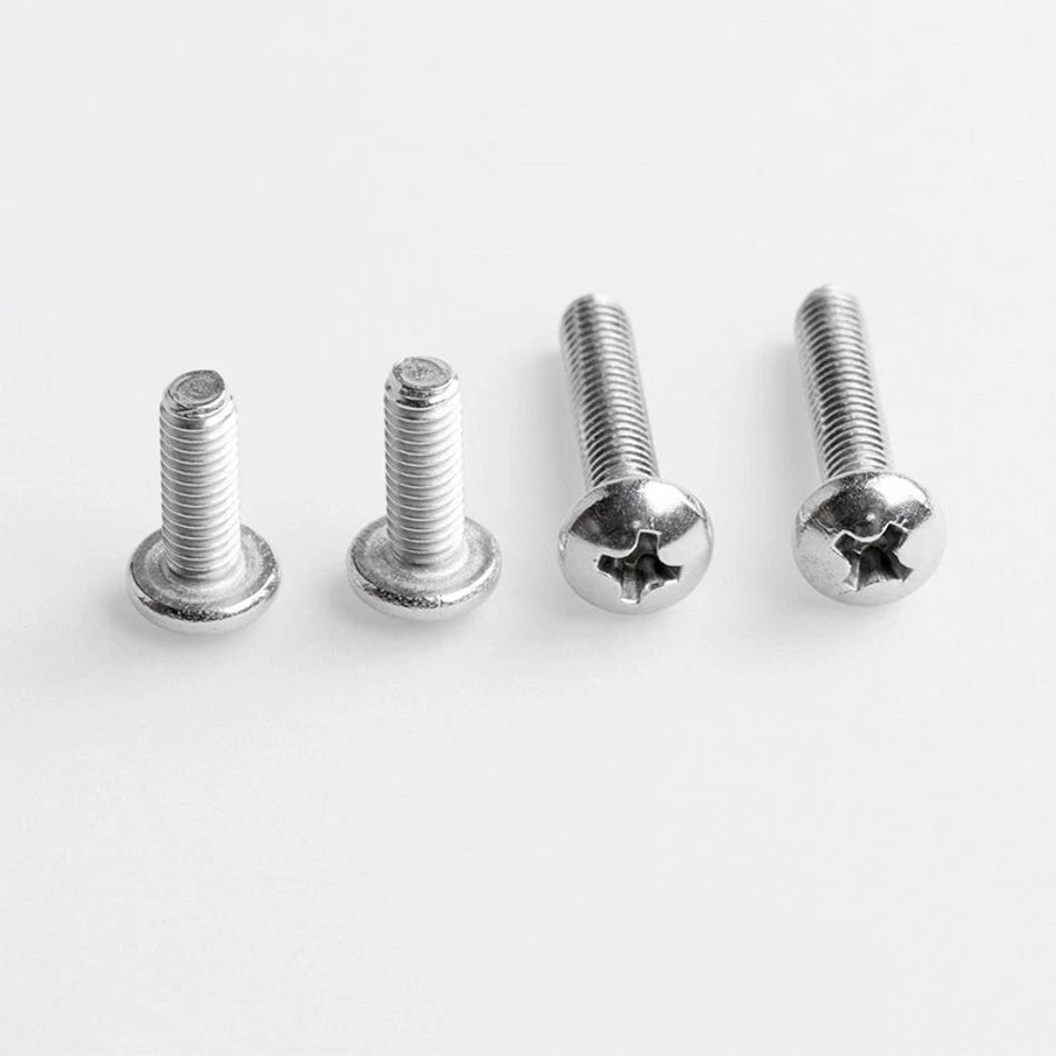 A2 Stainless Steel Pan Head Phillips Machine Screws M1.0 M1.2 M1.4 M1.6 — Micro Screws 3–16mm
