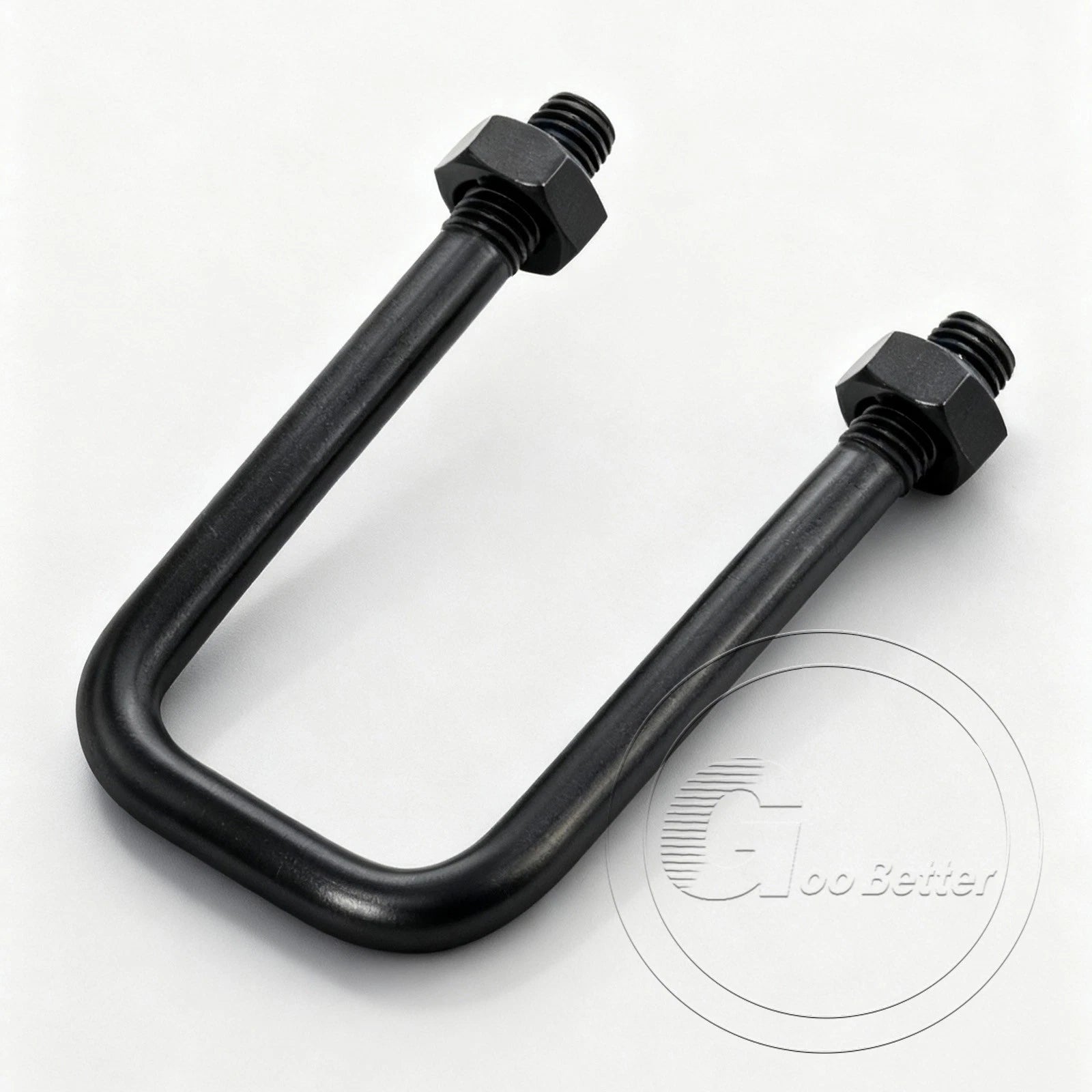 M6 M8 M10 Square U-Bolts Black 304 Stainless Steel with Nuts For Boat Trailer