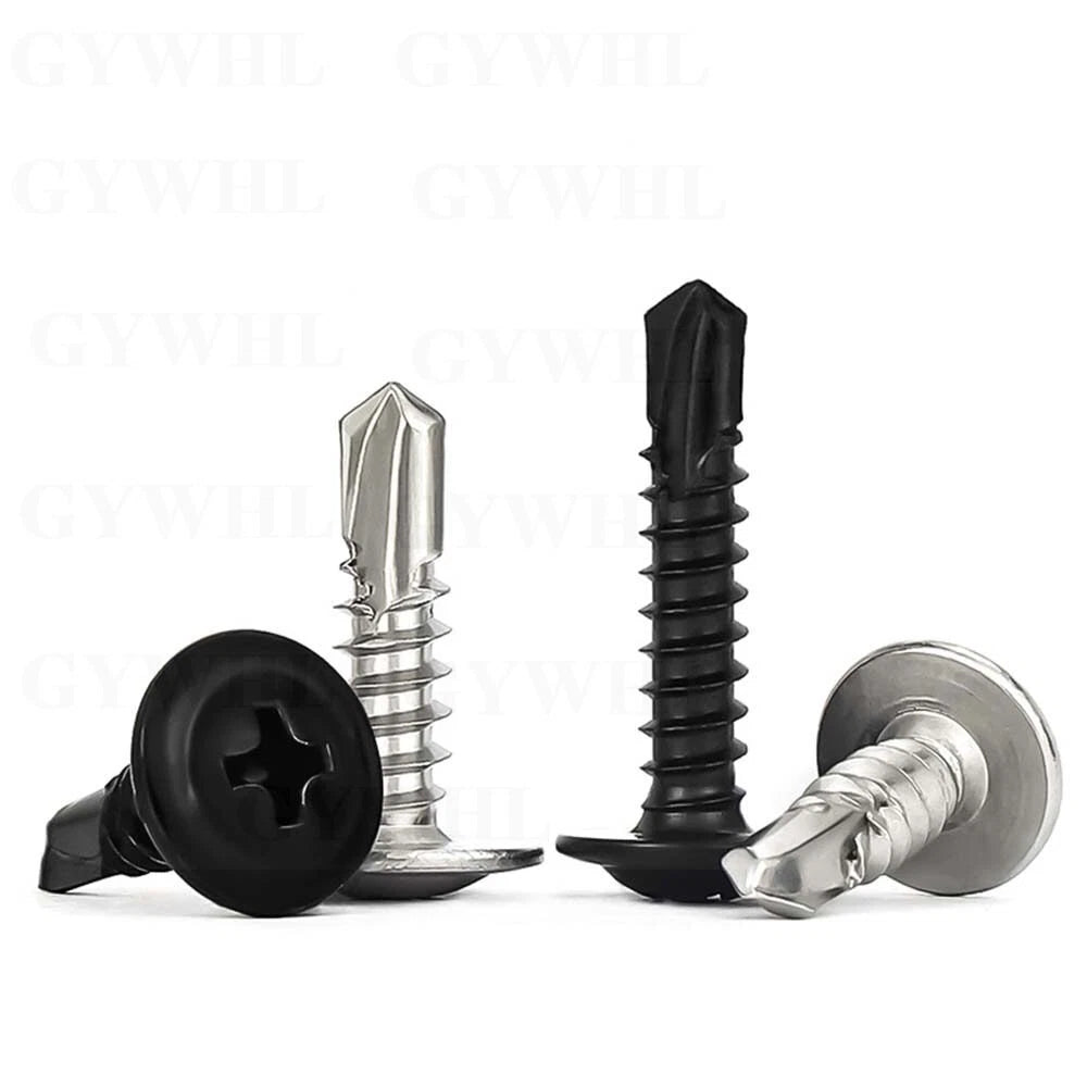 M4.2 M4.8 Self Drilling Wafer Head Screws – Steel & Stainless for Sheet Metal