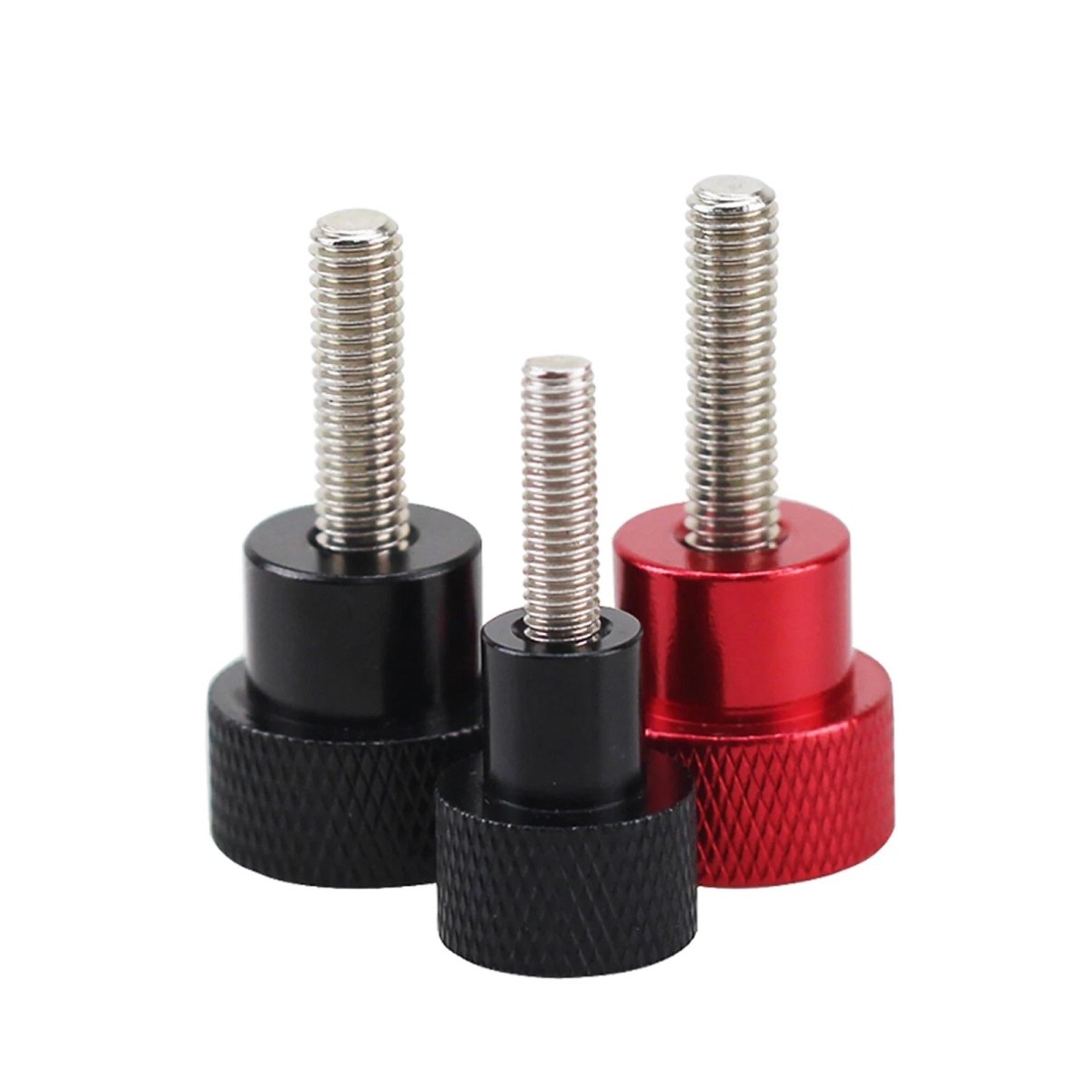 M3 Knurled Thumb Screws – A2 Stainless Steel + Anodised Aluminium Hand Grip Knob Bolts (Colour Options) - HomeDIYer