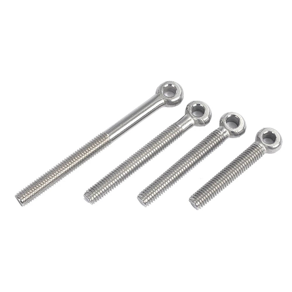 M14 & M16 Stainless Steel Eye Bolts — A2 Threaded Ring Screws for Catenary Wire & Hanging - HomeDIYer