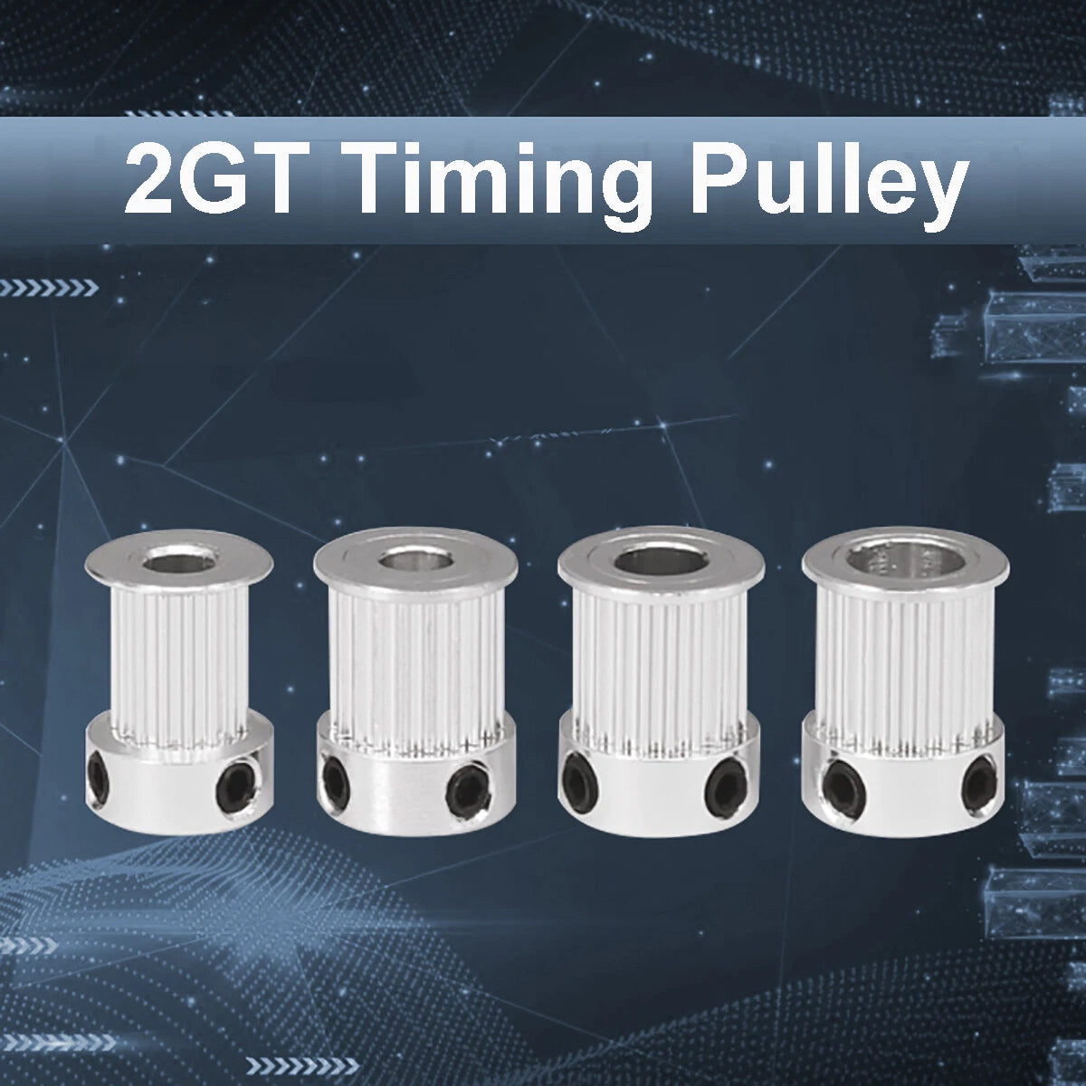 20 Teeth 2GT/GT2 Timing Pulley Bore 3/5/6/6.35/8mm for Belt width 10mm 20 Teeth