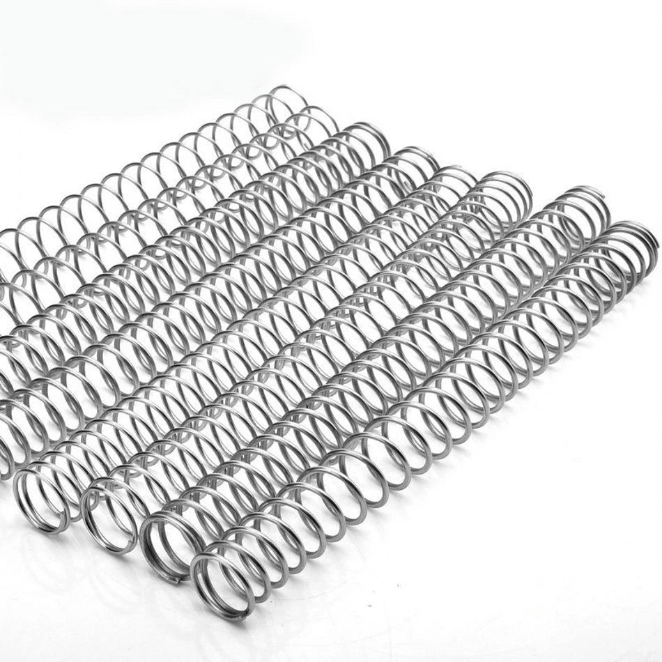 Stainless Steel Spring Compression Pressure Springs Wire Dia.0.3mm-2.5mm L:305mm