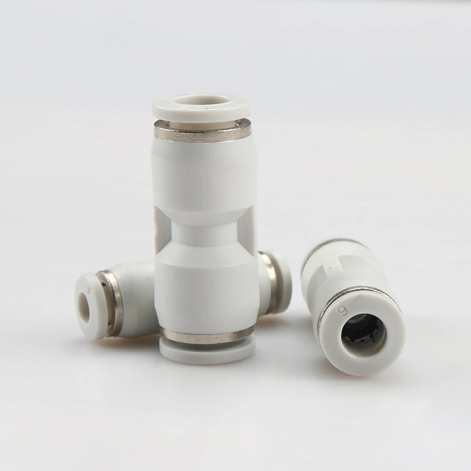 PNEUMATIC PUSH FIT CONNECTOR TUBE PIPE JOINER SPEED AIR WATER LINES HOSE 4-12MM