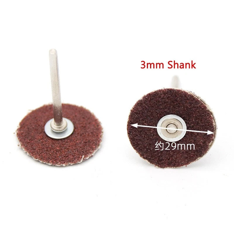 T-Shaped Flap Wheel 29mm | 3mm Shank | 60 & 240 Grit | Dremel Rotary Tool Sanding