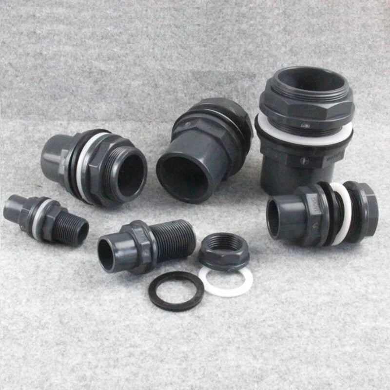 20mm~63mm Hi-Quality UPVC Water Tank Inlet Outlet Joint Overflow Pipe Fittings