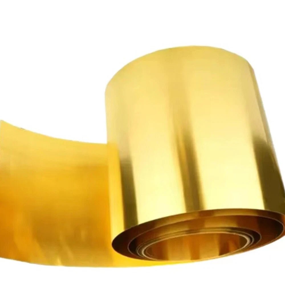 Brass Sheet Foil Plate Brass Strip Coil 0.1/0.2/0.3/0.4/0.5/0.6/0.8mm/1mm Thick - HomeDIYer