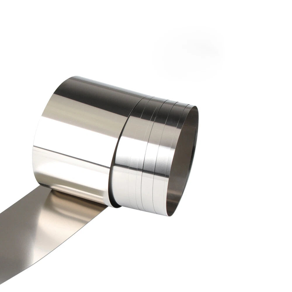 1pc S301 Stainless Steel Thin Sheet Foil — 0.05mm to 0.8mm Thick, 100mm × 500mm