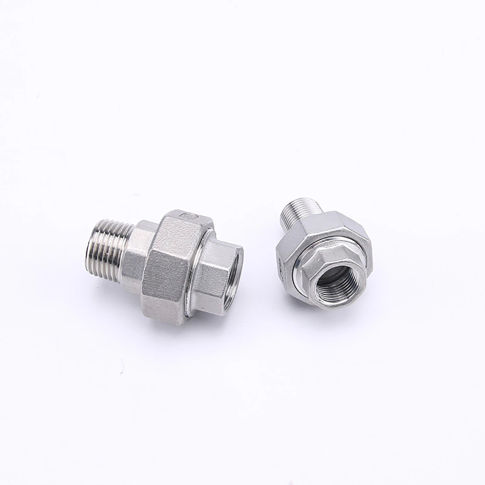 304 Stainless Steel BSP Female Male Union Connector Pipe Fitting — DN8 to DN50