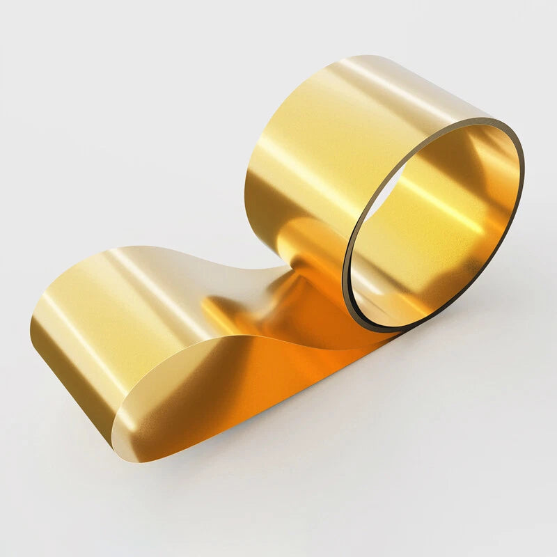 Brass Sheet Plate Brass Foil Strip Band Roll Metal Fine Plate 0.01-1mm Thickness